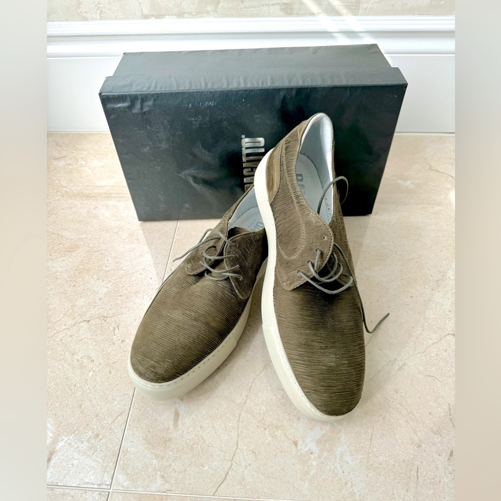 Bagatto leather man’s shoes. Made in Italy. Brand new. Size 43